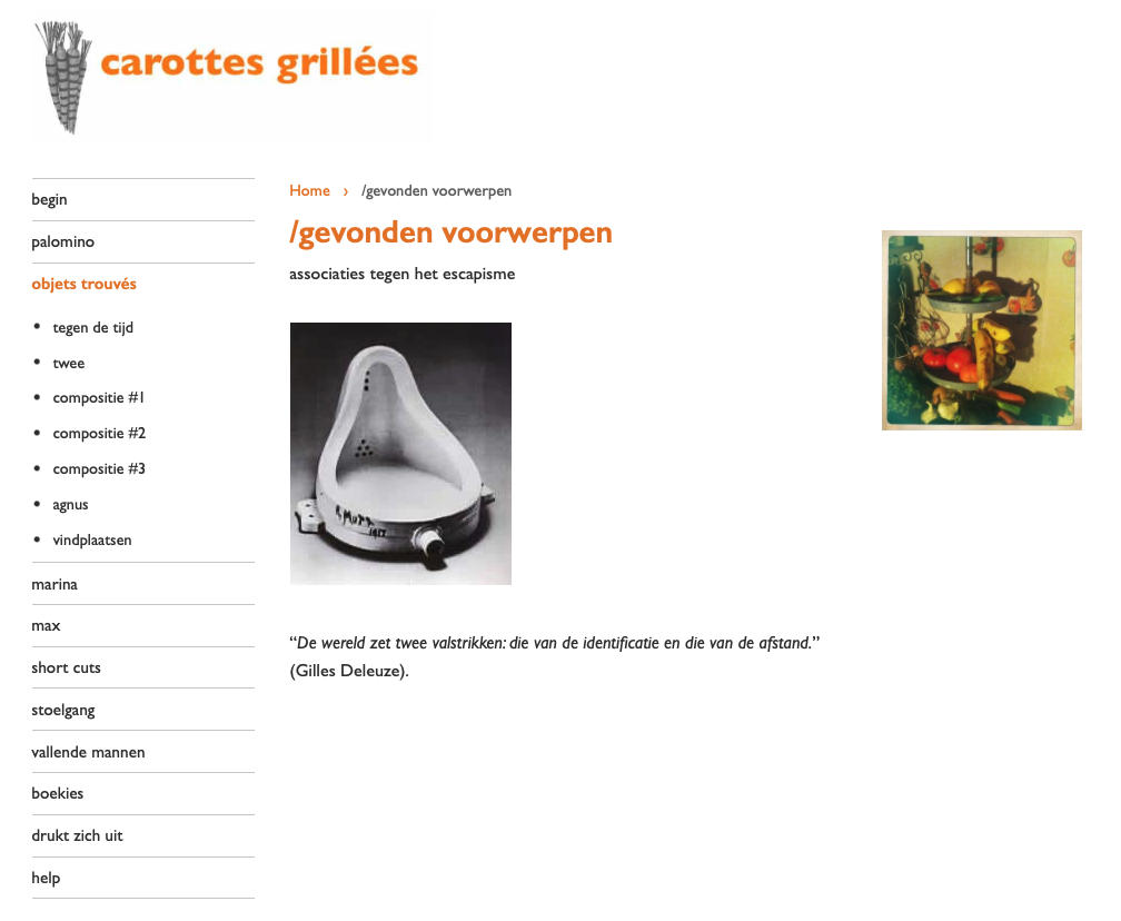 Objets trouvés met de juiste afbeelding